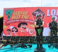 Meriahkan HUT TNI Ke-79, Yonif 132/BS Gelar Lomba PBB Tingkat SLTP