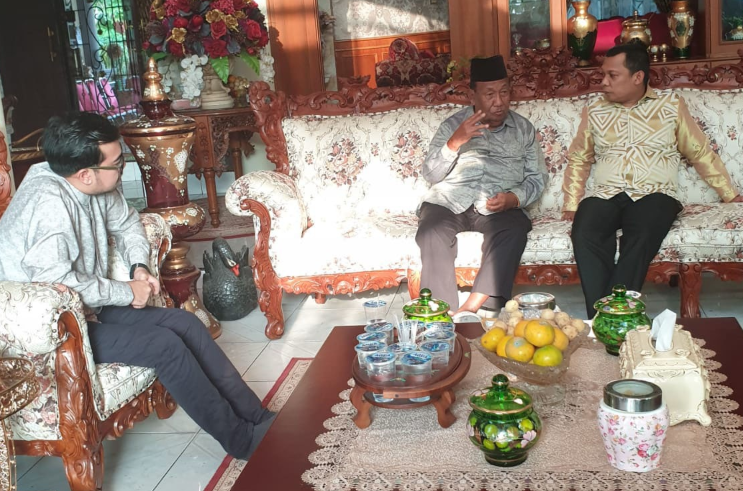 Wakil Ketua DPRD Ginda Burnama Halal Bihalal di Rumah Tokoh Riau Wan Thamrin