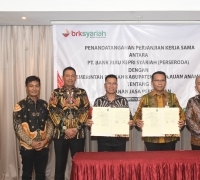 Maksimalkan Pelayanan Keuangan Daerah, BRK Syariah dan Pemkab Kepulauan Anambas Teken Kerjasama