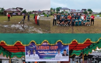 Turnamen Mini Soccer Lurah CUP Tangkerang Utara Tahun 2025 Resmi Dibuka, 