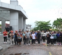 Olahraga Sekaligus Berdonasi, 251 Pegawai BRKS Selesaikan Tantangan Virtual Walk N Run 2025