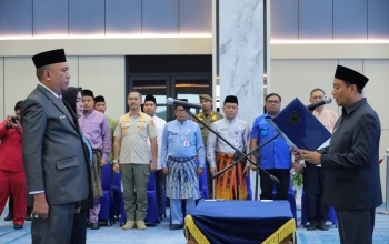 Wawako Pekanbaru Lantik 22 Pejabat Eselon III dan IV