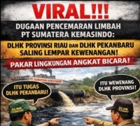 Dugaan Pencemaran Limbah PT Sumatera Kemasindo, DLHK Provinsi Riau dan DLHK Pekanbaru Saling Lempar Kewenangan 