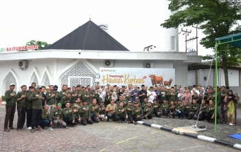BRK Syariah Gelar Pemotongan 19 Hewan Kurban, Tebar Kepedulian dan Kebersamaan