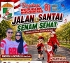 Semarak HUT RI ke-81, Desa Pulau Muda Pelalawan Gelar Jalan Santai dengan Doorprize Menggiurkan