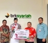 Apresiasi Prestasi Paskibraka Nasional Asal Inhil, BRK Syariah Salurkan Bantuan Biaya Pendidikan 