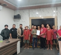 Koptan Kampar Jaya Bersama KSO PT Agrinas Beri Ampun Kepada Pelaku Pencurian dan Pengrusakan Lewat Restorative Justice