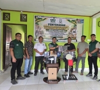 PT Musim Mas Serahkan Bantuan Sarana Pangkas Rambut dan Tata Boga, Dorong Kemandirian Ekonomi Pemuda dan ibu-ibu Desa Dusun Tua